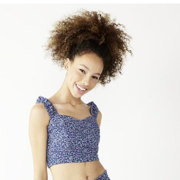 JUNIORS REWIND CROP TANK TOP SIZE M  #511 - Picture 1 of 4